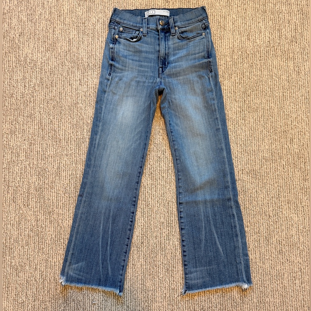 AYR The Bomb Pop Frayed Hem Jeans size 24 S Short inseam